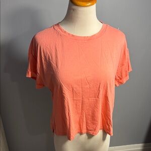 Calvin Klein Collection Coral Short Sleeve Tee